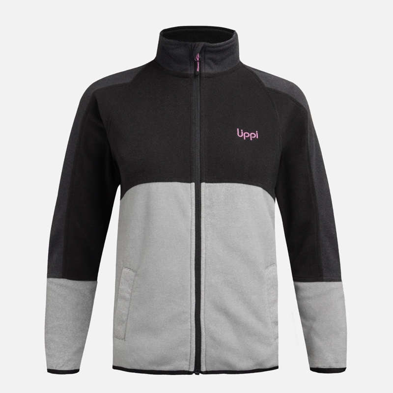 POLAR TEEN GIRL FIREPLACE FULL ZIP SWEATSHIRT NEGRO LIPPI V26 - 6