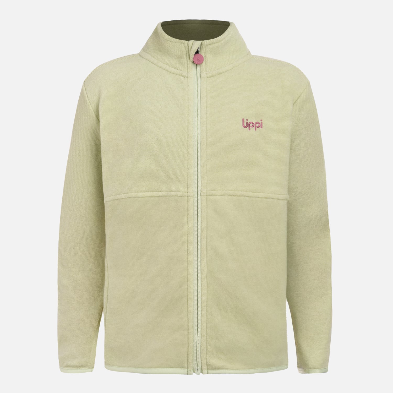 POLAR NIÑA STRIPES NANO-F FULL ZIP GRIS CLARO / VERDE AGUA LIPPI V26 - 7