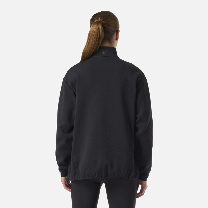 POLERON MUJER DOWNSTREET 1/4 ZIP SWEATSHIRT NEGRO LIPPI - 3