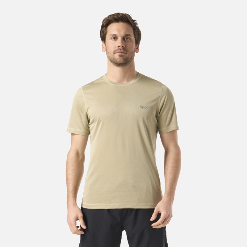 POLERA HOMBRE CORE Q-DRY T-SHIRT VERDE OLIVA LIPPI V26 - 1