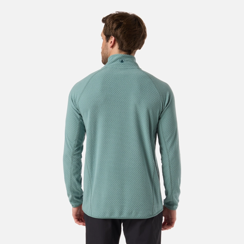 POLERON HOMBRE JACARANDA NANO-F 1/4 ZIP TURQUESA LIPPI - 3