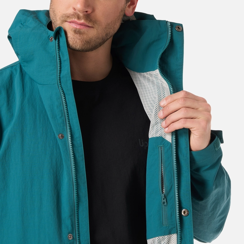 CHAQUETA HOMBRE CITYME WINDBREAKER HOODY JACKET PETROLEO LIPPI - 7