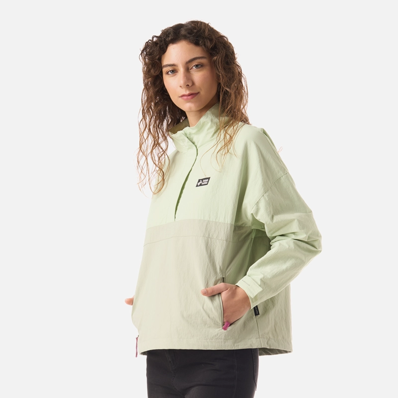 CHAQUETA MUJER HIJA DEL VIENTO 14 ZIP MENTA HAKA HONU - 2