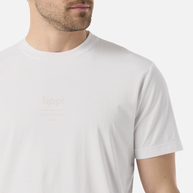 POLERA HOMBRE ULMO MID POINT SORONA T-SHIRT BLANCO LIPPI V26 - 4