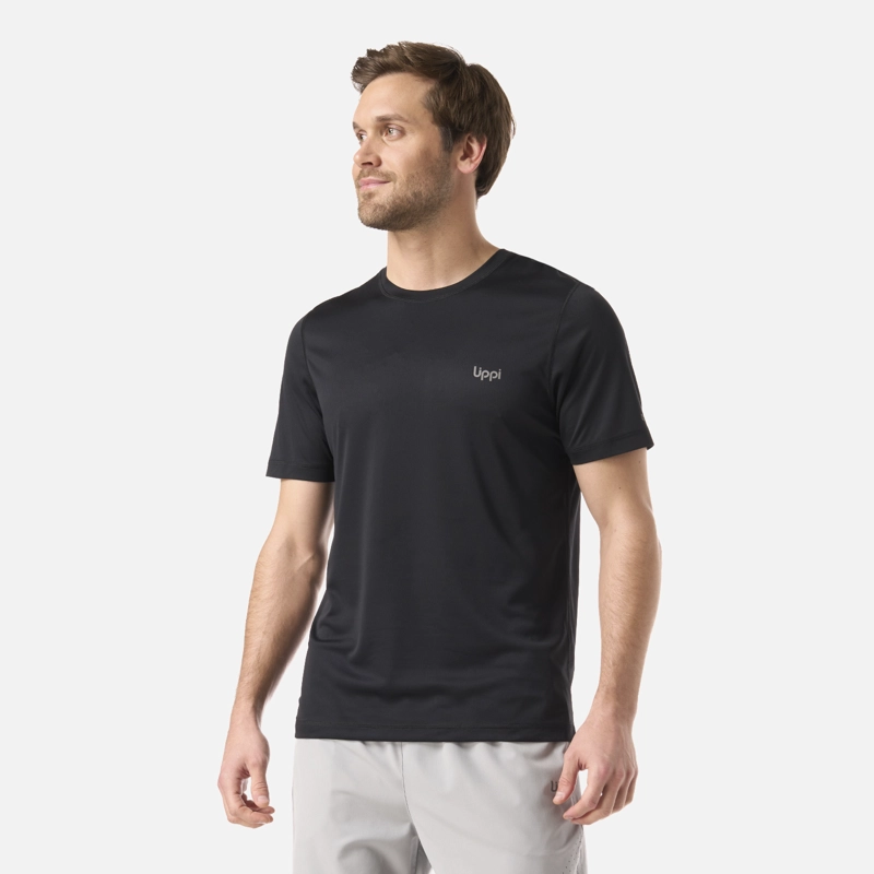 POLERA HOMBRE CORE Q-DRY T-SHIRT NEGRO LIPPI V26 - 1
