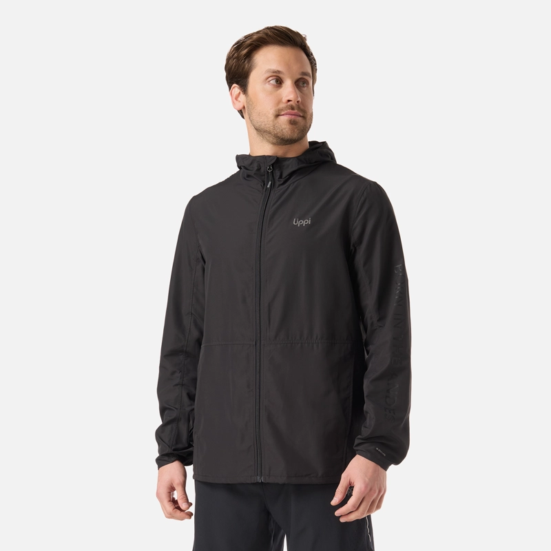 CHAQUETA HOMBRE NIGHTFALL WINDBREAKER HOODY JACKET NEGRO LIPPI - 2