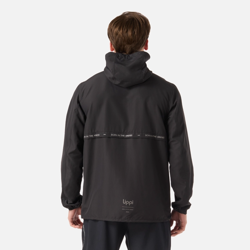 CHAQUETA HOMBRE NIGHTFALL WINDBREAKER HOODY JACKET NEGRO LIPPI - 3