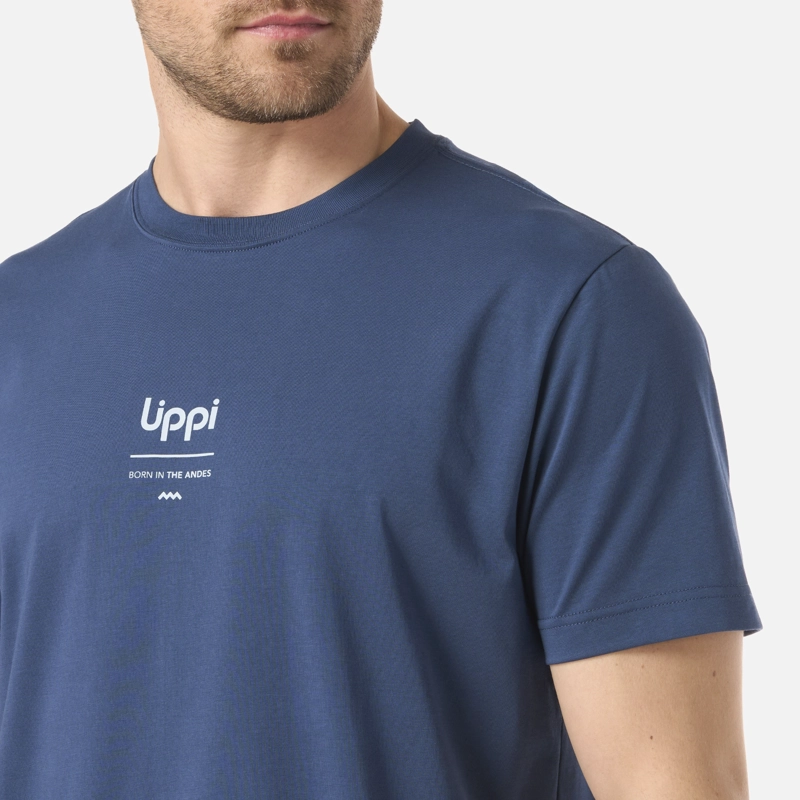 POLERA HOMBRE ULMO MID POINT SORONA T-SHIRT AZUL OSCURO LIPPI - 4