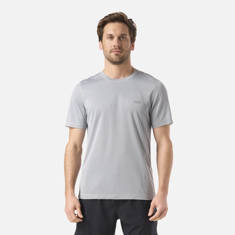 POLERA HOMBRE CORE Q-DRY T-SHIRT GRIS LIPPI V26 - 1