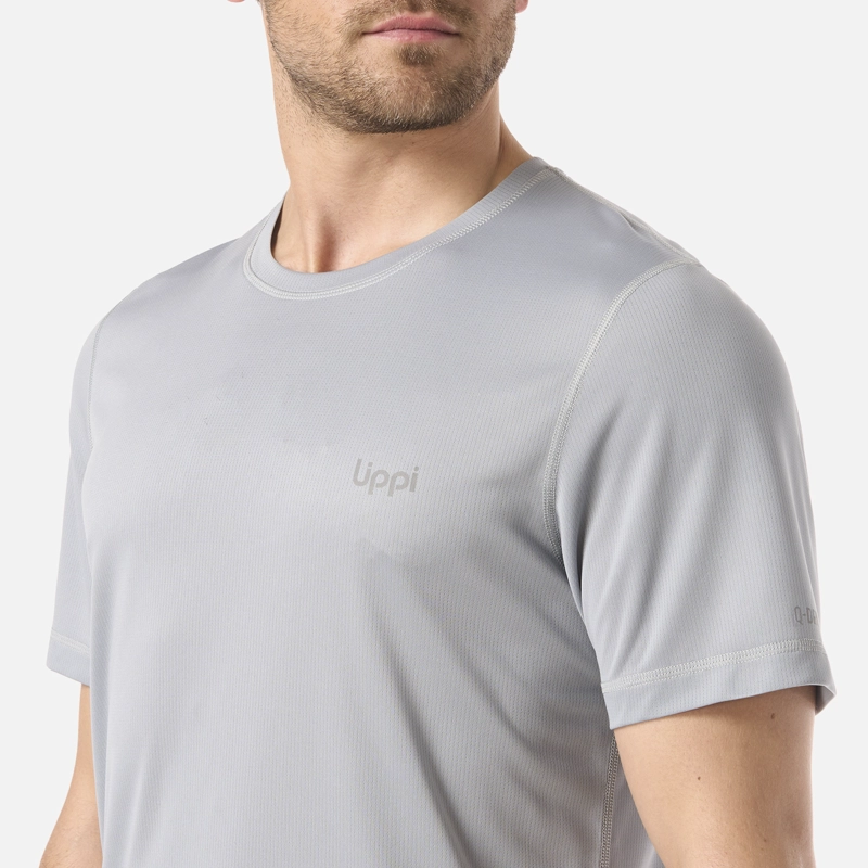 POLERA HOMBRE CORE Q-DRY T-SHIRT GRIS LIPPI V26 - 4