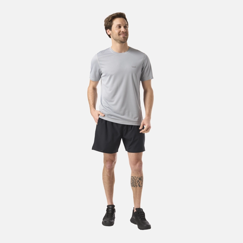 POLERA HOMBRE CORE Q-DRY T-SHIRT GRIS LIPPI V26 - 5