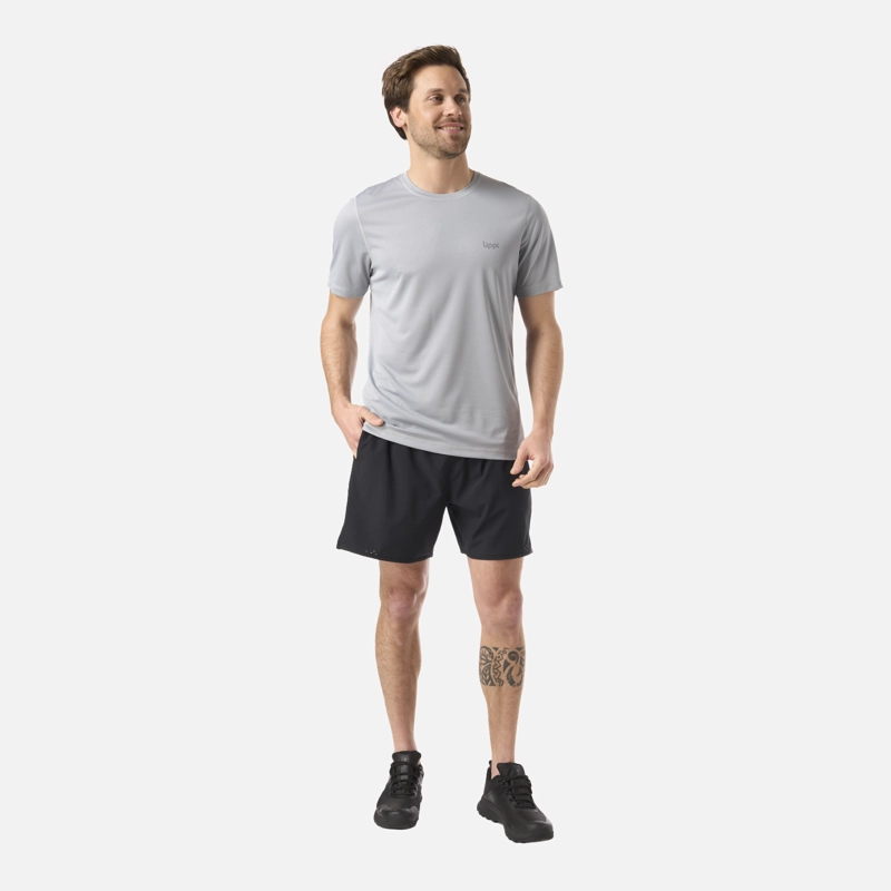 POLERA HOMBRE CORE Q-DRY T-SHIRT GRIS LIPPI V26 - 5