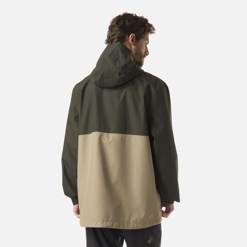 CHAQUETA HOMBRE VIENTO NORTE 14 ZIP VERDE MILITAR HAKA HONU - 3