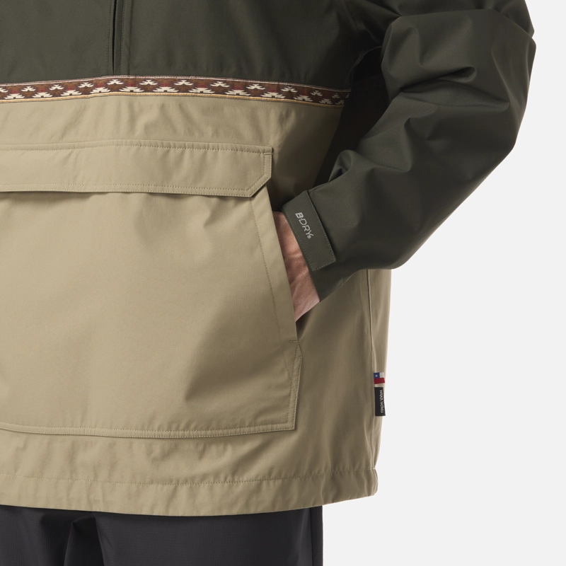 CHAQUETA HOMBRE VIENTO NORTE 14 ZIP VERDE MILITAR HAKA HONU - 6