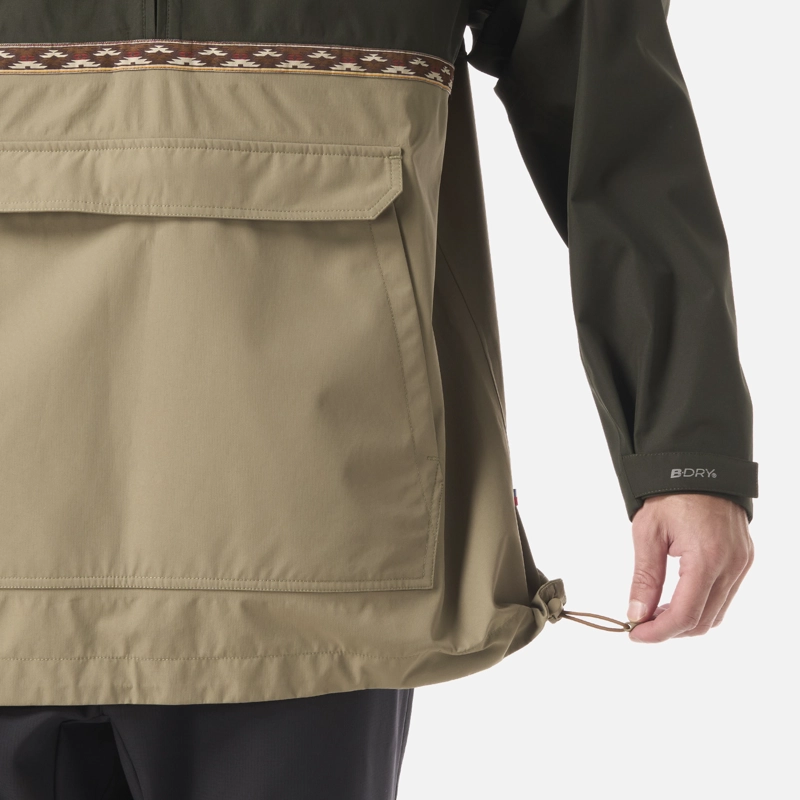 CHAQUETA HOMBRE VIENTO NORTE 14 ZIP VERDE MILITAR HAKA HONU - 7