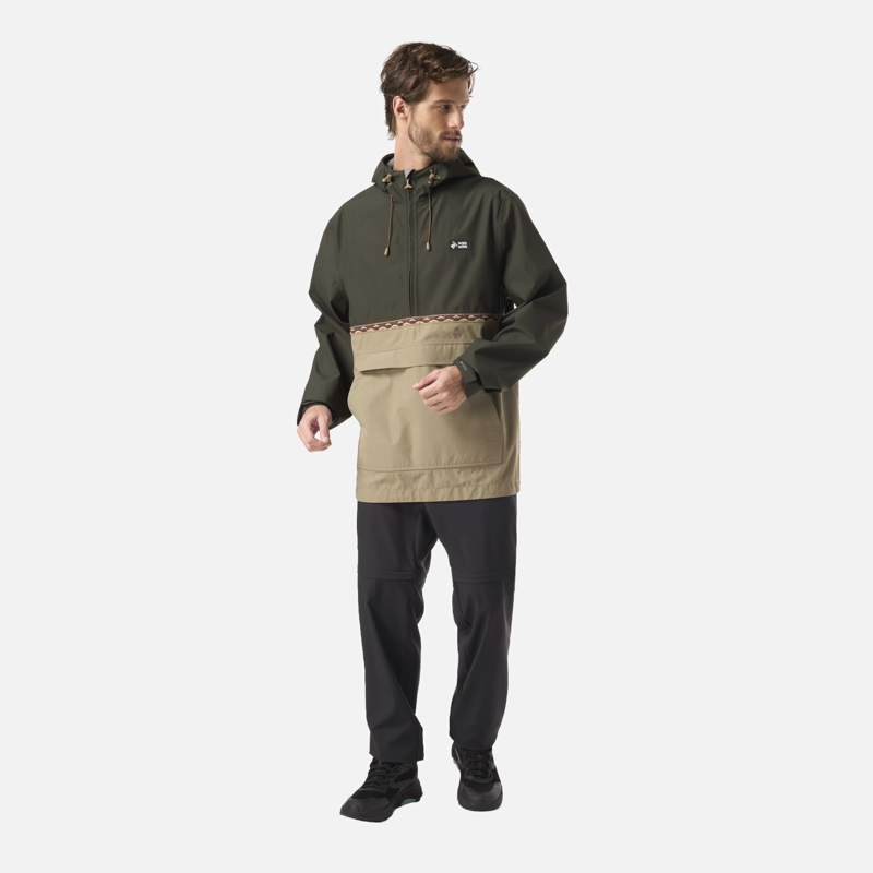 CHAQUETA HOMBRE VIENTO NORTE 14 ZIP VERDE MILITAR HAKA HONU - 8