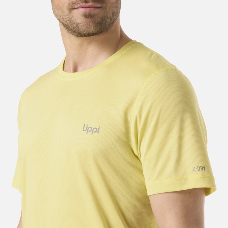 POLERA HOMBRE CORE Q-DRY T-SHIRT AMARILLO LIPPI V26 - 4