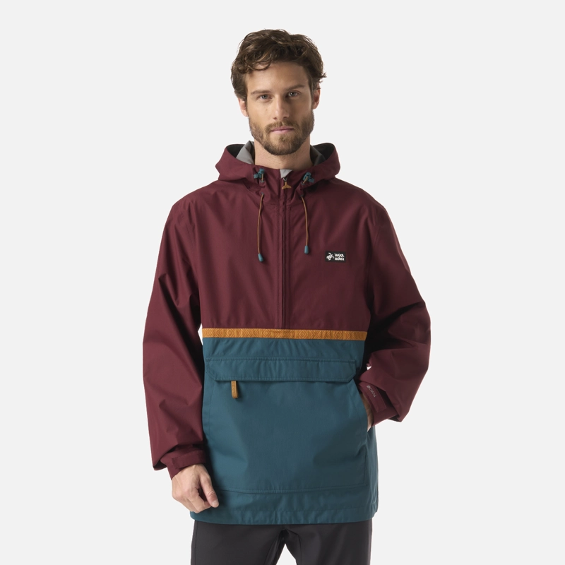 CHAQUETA HOMBRE VIENTO NORTE 14 ZIP BURDEO HAKA HONU - 1