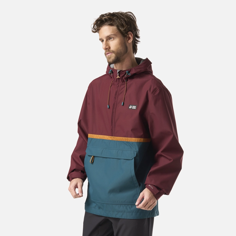 CHAQUETA HOMBRE VIENTO NORTE 14 ZIP BURDEO HAKA HONU - 2