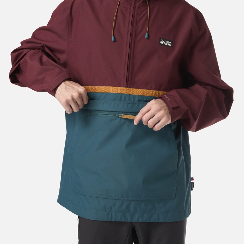 CHAQUETA HOMBRE VIENTO NORTE 14 ZIP BURDEO HAKA HONU - 5