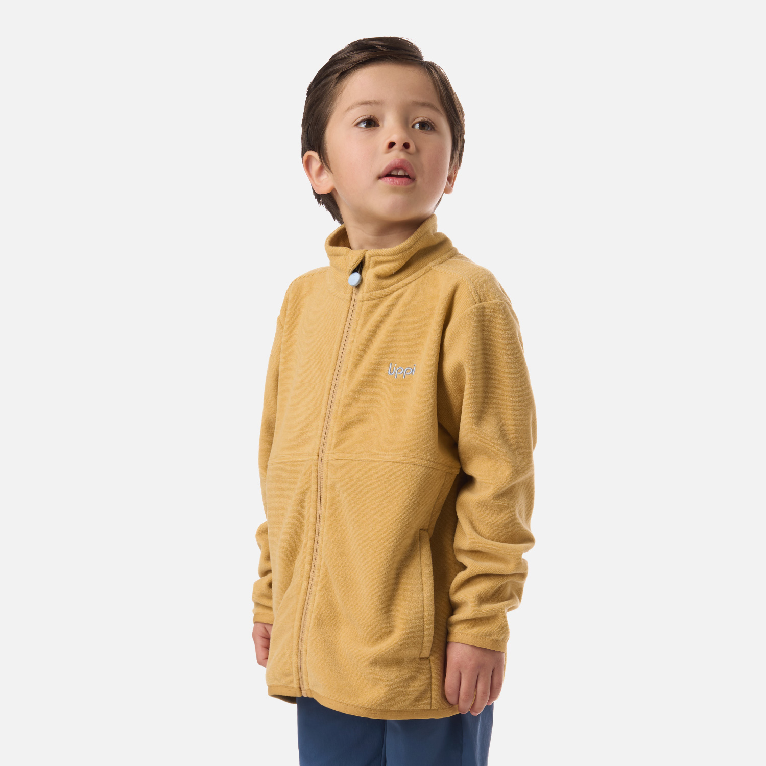 POLAR NIÑO STRIPES NANO-F FULL ZIP CAMEL LIPPI V26 - 2