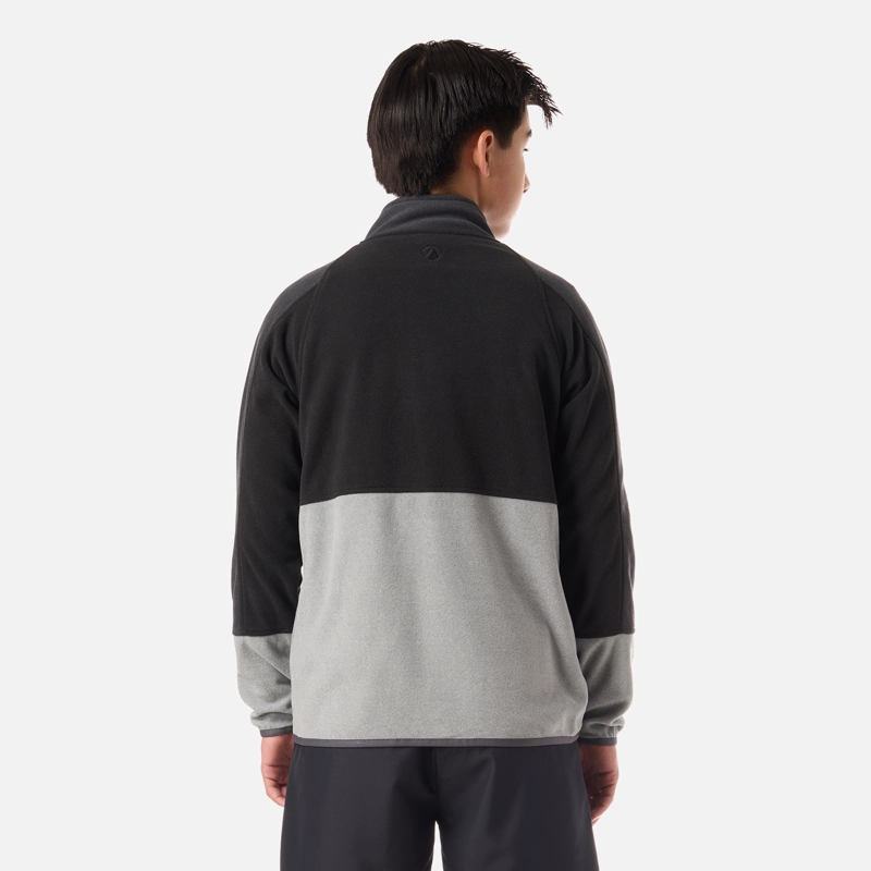 POLAR TEEN BOY FIREPLACE FULL ZIP SWEATSHIRT NEGRO LIPPI - 3