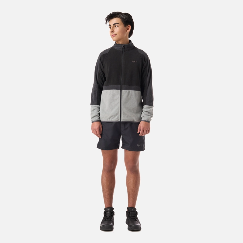 POLAR TEEN BOY FIREPLACE FULL ZIP SWEATSHIRT NEGRO LIPPI - 6