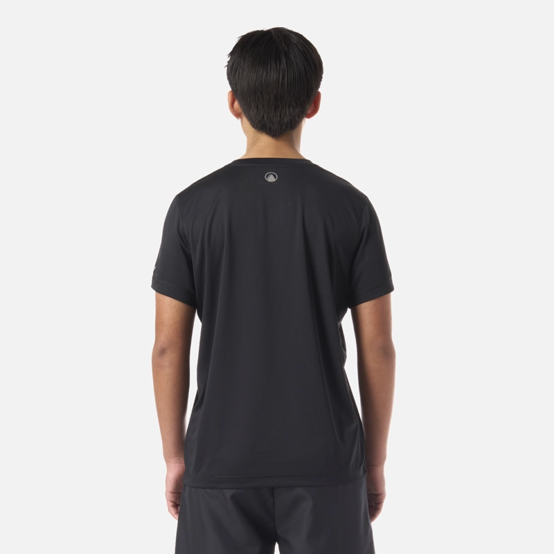POLERA TEEN BOY CORE Q-DRY T-SHIRT NEGRO LIPPI - 3
