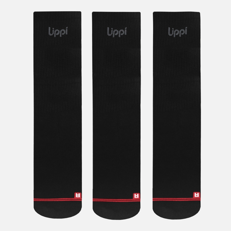 CALCETINES LOGO LIPPI PACK LONG NEGRO LIPPI V26 - 2