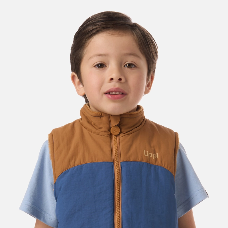 POLAR NIÑO CAMPFIRE 2-FACES JACKET CAFE  CLARO LIPPI - 4