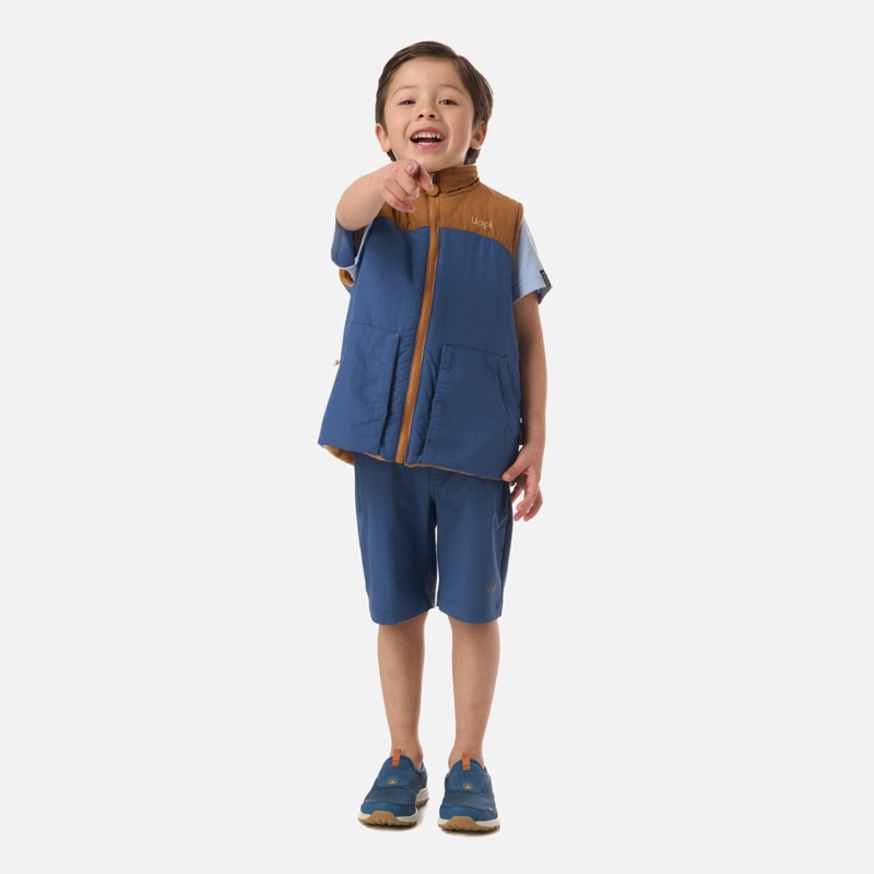 POLAR NIÑO CAMPFIRE 2-FACES JACKET CAFE  CLARO LIPPI - 6