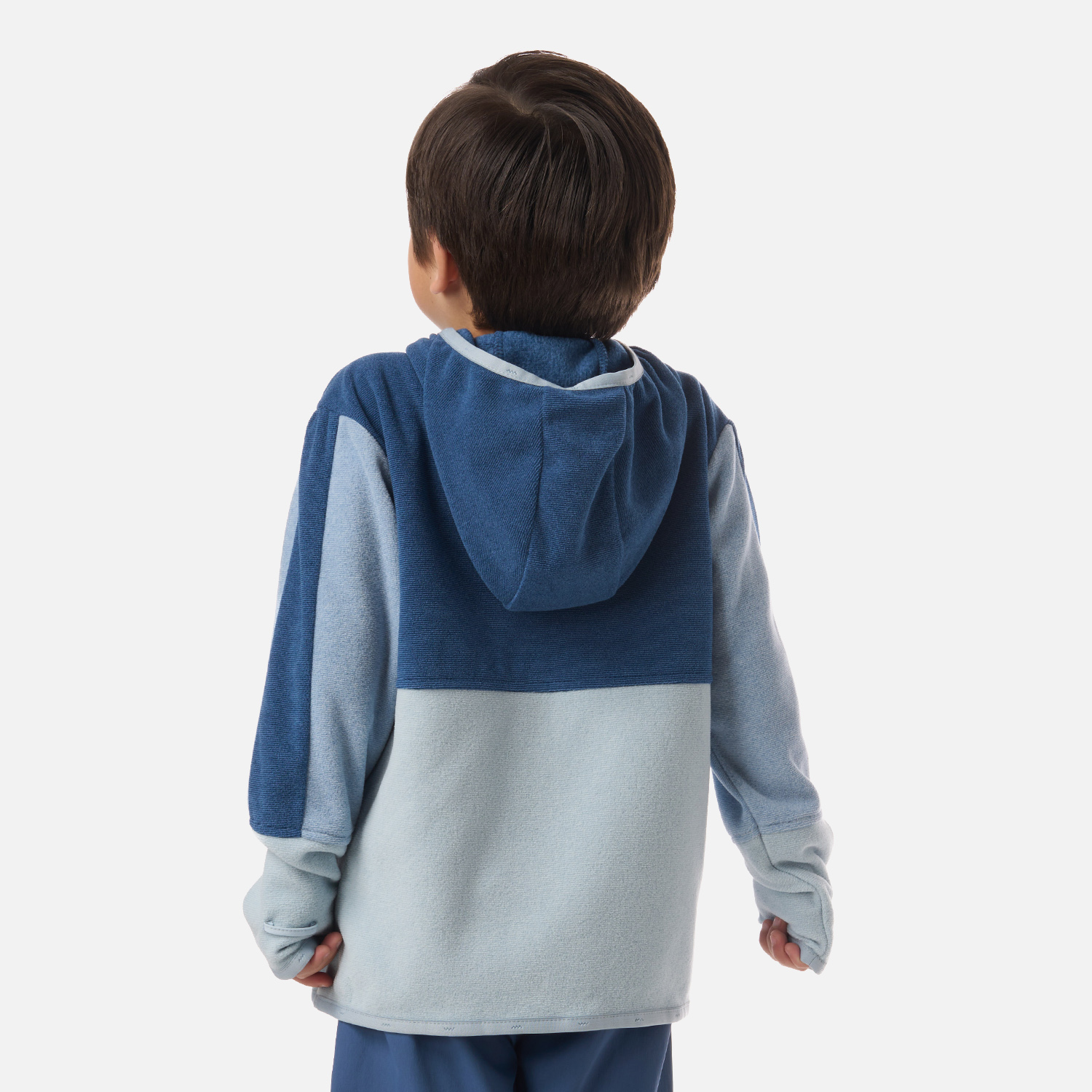 POLAR NIÑO FIREPLACE HOODY SWEATSHIRT AZUL PIEDRA LIPPI V26 - 3