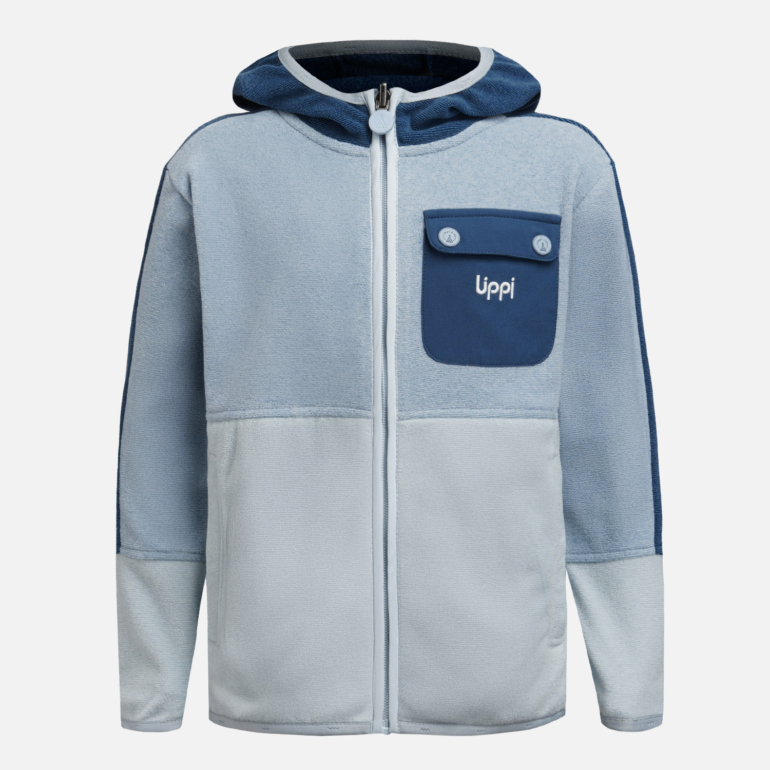 POLAR NIÑO FIREPLACE HOODY SWEATSHIRT AZUL PIEDRA LIPPI V26 - 7