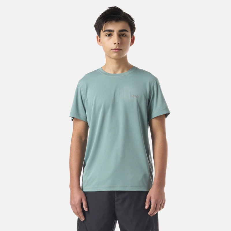 POLERA TEEN BOY CORE Q-DRY T-SHIRT TURQUESA LIPPI - 1