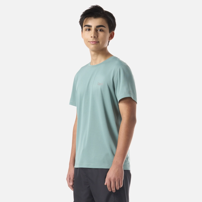 POLERA TEEN BOY CORE Q-DRY T-SHIRT TURQUESA LIPPI - 2