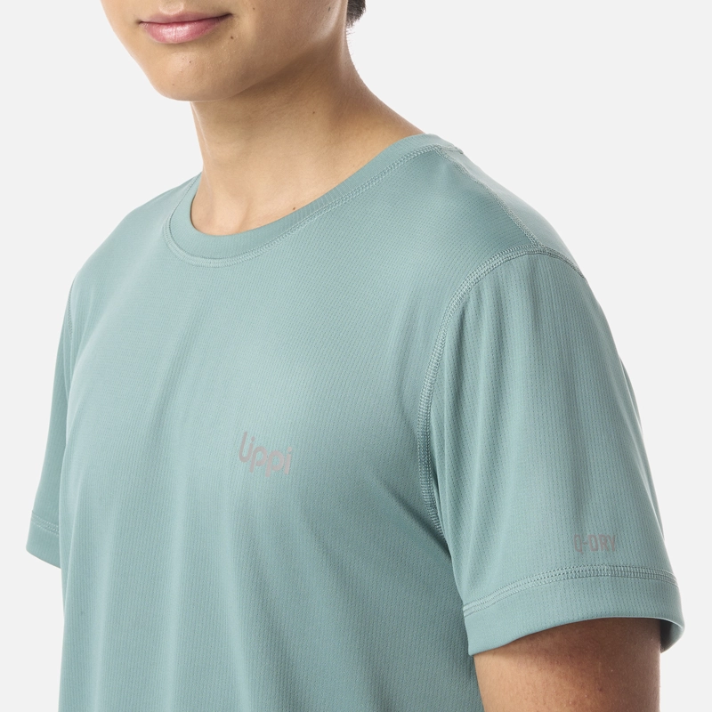 POLERA TEEN BOY CORE Q-DRY T-SHIRT TURQUESA LIPPI - 4