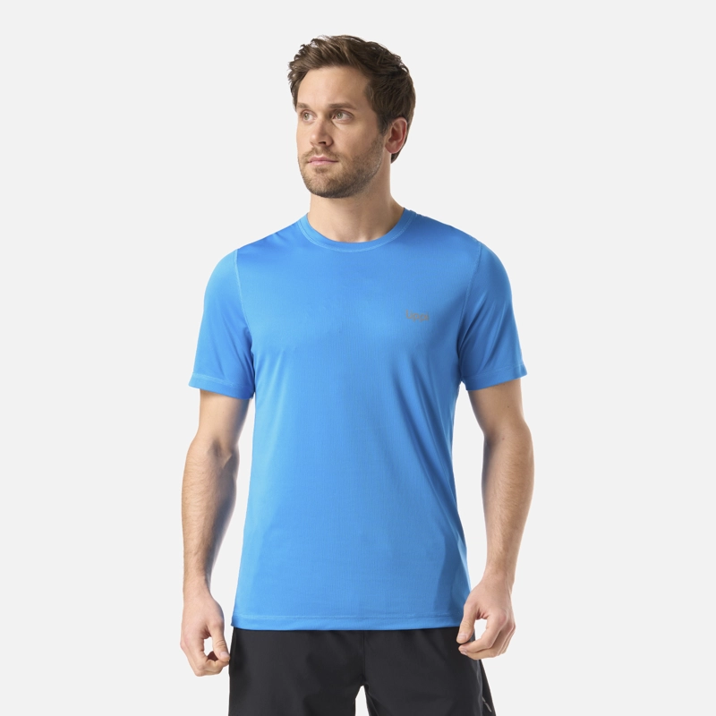 POLERA HOMBRE CORE Q-DRY T-SHIRT AZULINO LIPPI V26 - 1