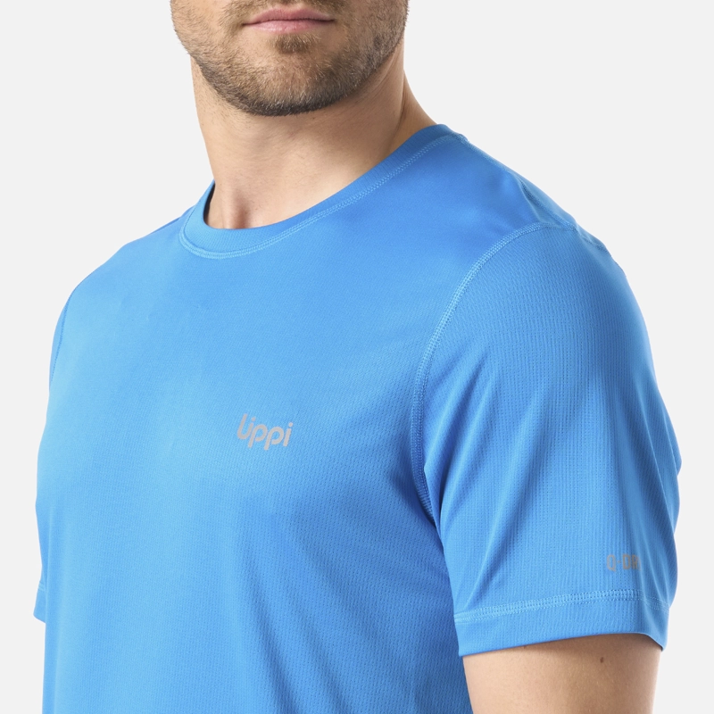 POLERA HOMBRE CORE Q-DRY T-SHIRT AZULINO LIPPI V26 - 4