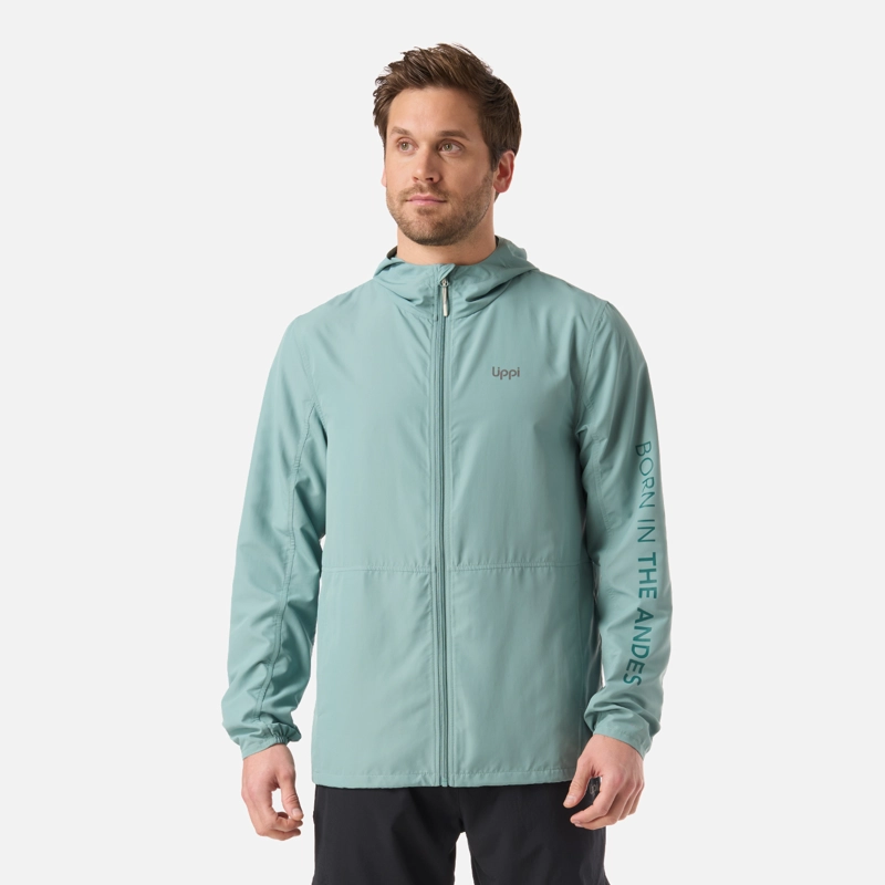 CHAQUETA HOMBRE NIGHTFALL WINDBREAKER HOODY JACKET TURQUESA LIPPI - 1