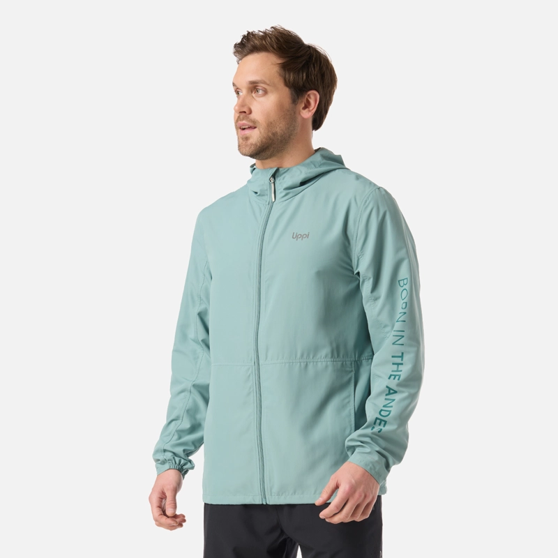 CHAQUETA HOMBRE NIGHTFALL WINDBREAKER HOODY JACKET TURQUESA LIPPI - 2