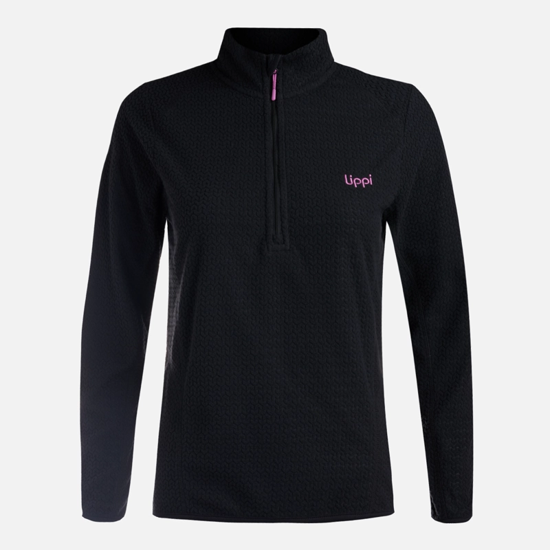POLERON TEEN GIRL MILD NANO-F 1/4 ZIP NEGRO LIPPI - 6