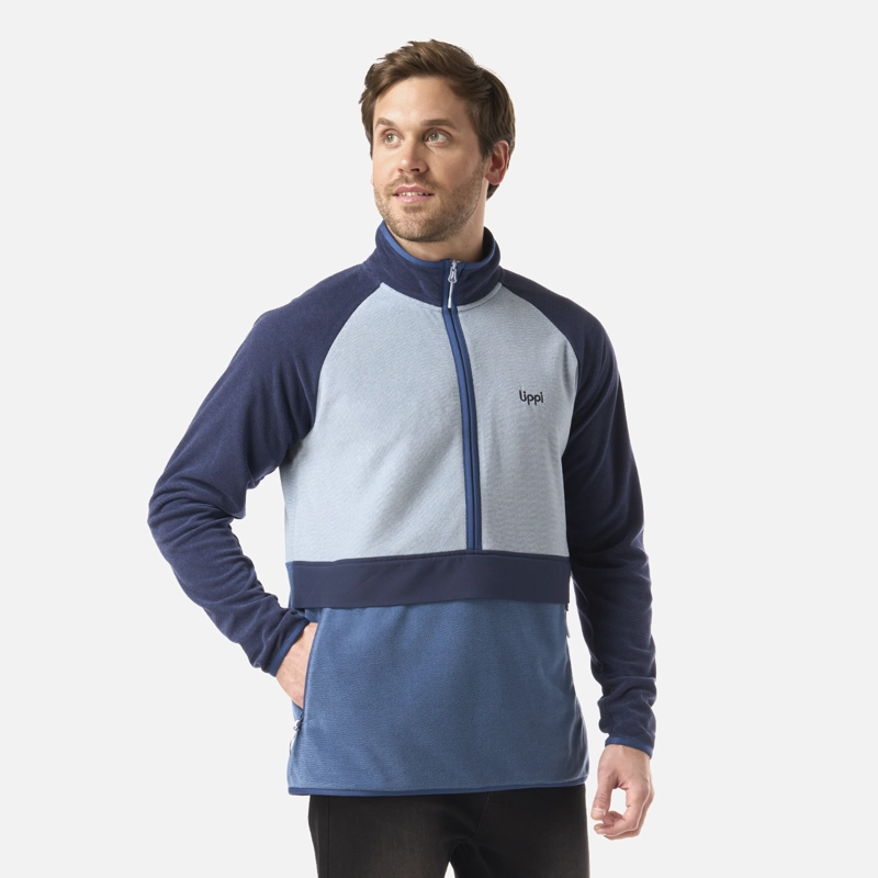 POLAR HOMBRE FIREPLACE 1/4 ZIP SWEATSHIRT AZUL OSCURO LIPPI - 2