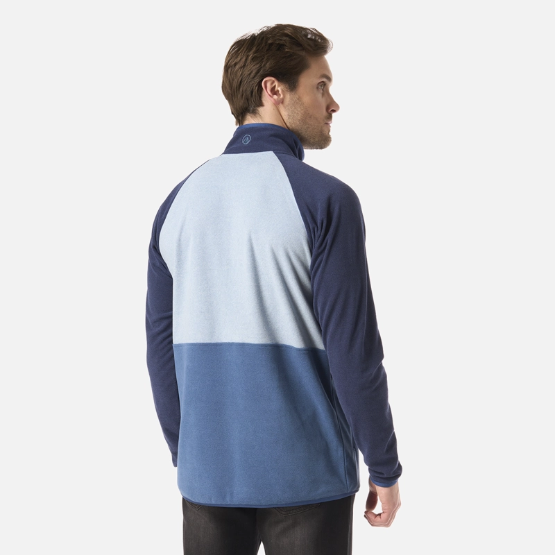 POLAR HOMBRE FIREPLACE 1/4 ZIP SWEATSHIRT AZUL OSCURO LIPPI - 3