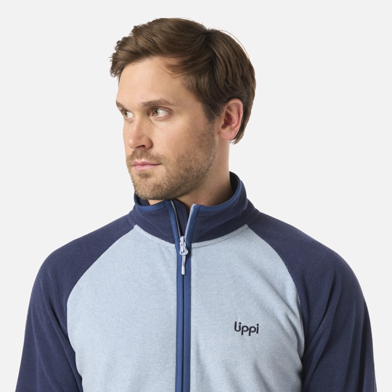 POLAR HOMBRE FIREPLACE 1/4 ZIP SWEATSHIRT AZUL OSCURO LIPPI - 4