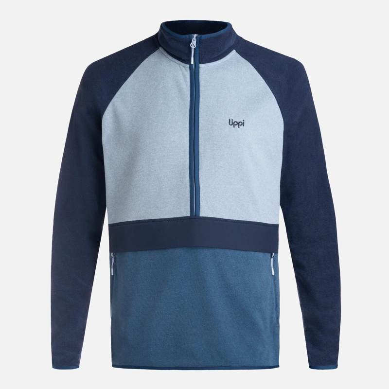 POLAR HOMBRE FIREPLACE 1/4 ZIP SWEATSHIRT AZUL OSCURO LIPPI - 7