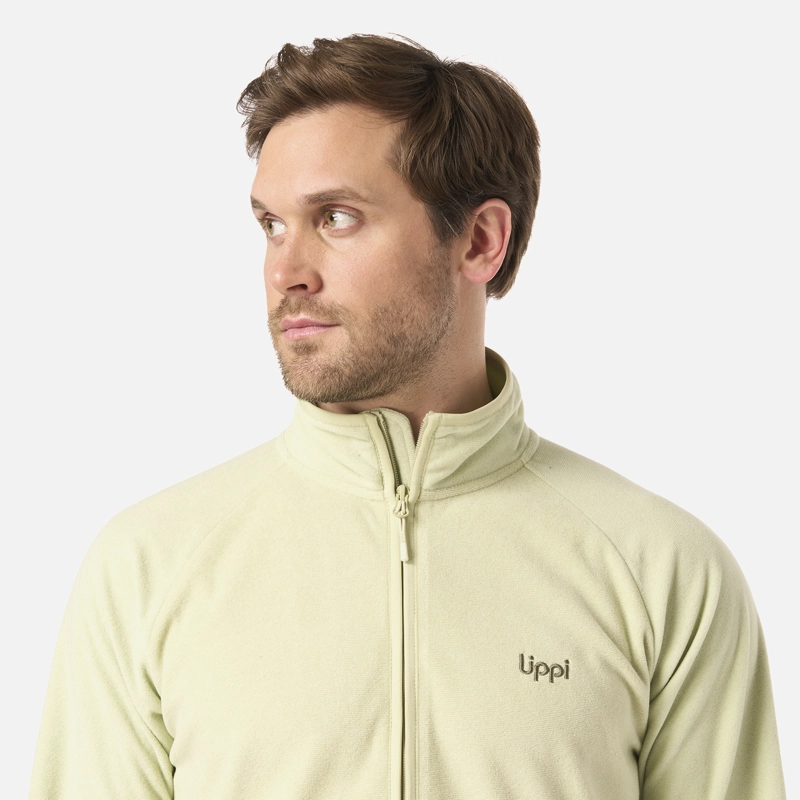 POLAR HOMBRE FIREPLACE 1/4 ZIP SWEATSHIRT VERDE CLARO LIPPI V26 - 4