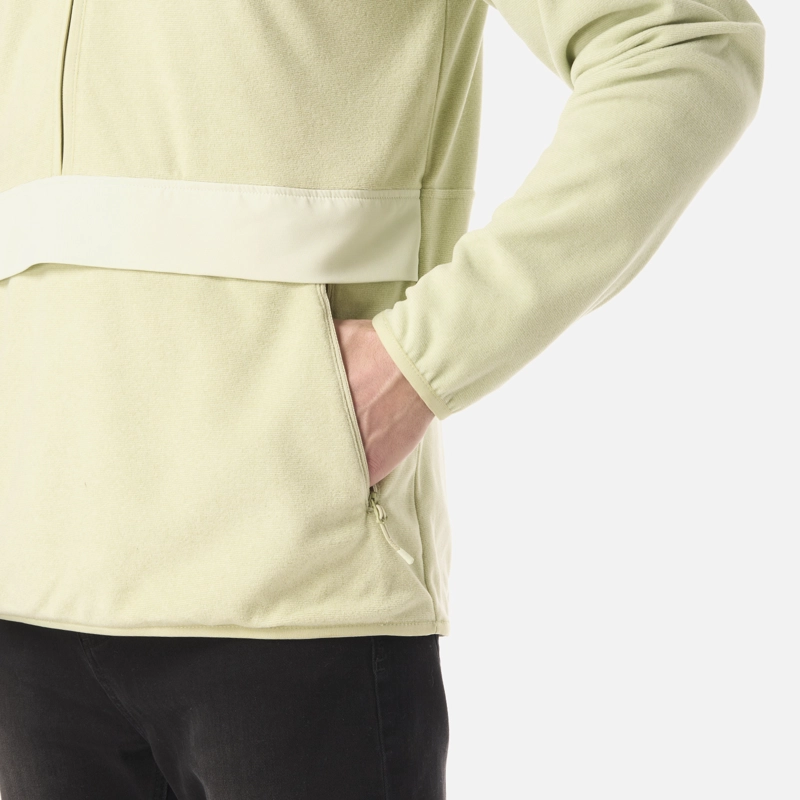 POLAR HOMBRE FIREPLACE 1/4 ZIP SWEATSHIRT VERDE CLARO LIPPI V26 - 5