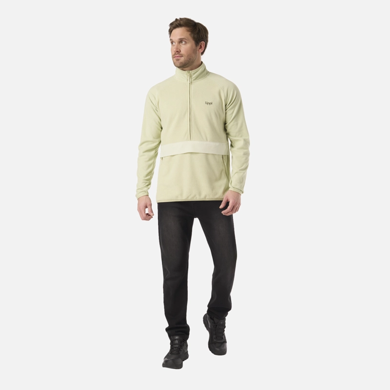 POLAR HOMBRE FIREPLACE 1/4 ZIP SWEATSHIRT VERDE CLARO LIPPI V26 - 6