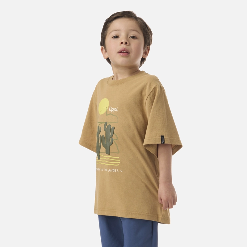 POLERA NIÑO DESERT OVERSIZE T-SHIRT CAMEL LIPPI - 2