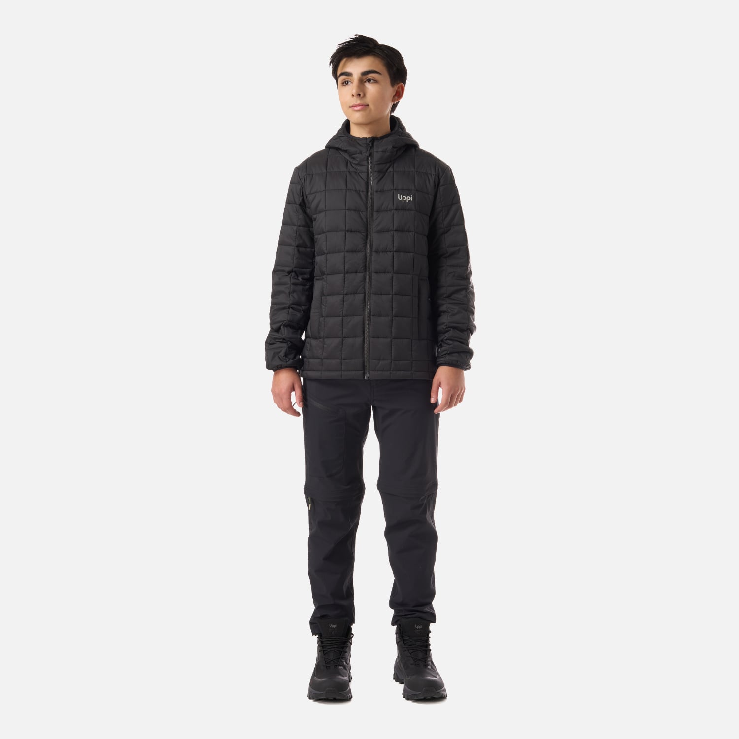 CHAQUETA TEEN BOY ALL SUMMER STEAM-PRO HOODY JACKET NEGRO LIPPI V26 - 7